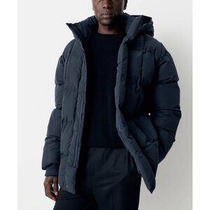 Alex Eagle Sporting Club The Richmond Puffer Jacket Size S Navy